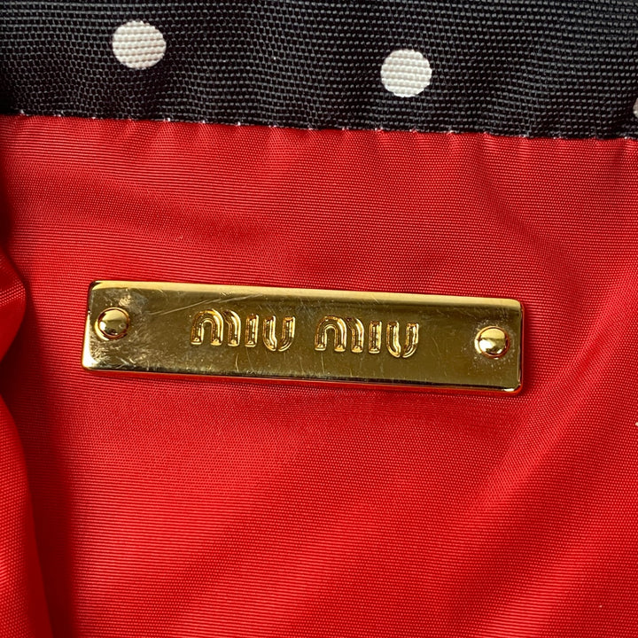 美品 ミュウミュウ MIUMIU レディース 巾着 ポーチ ハート