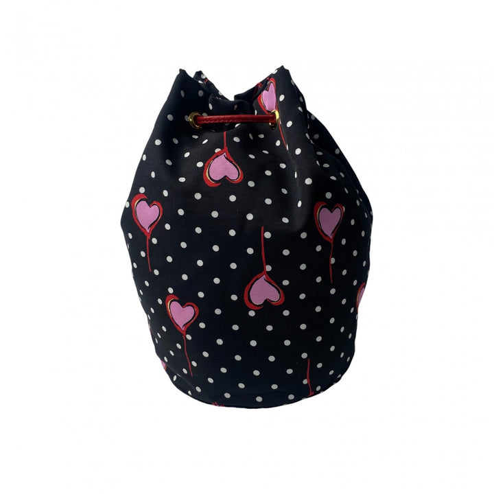 美品 ミュウミュウ MIUMIU レディース 巾着 ポーチ ハート