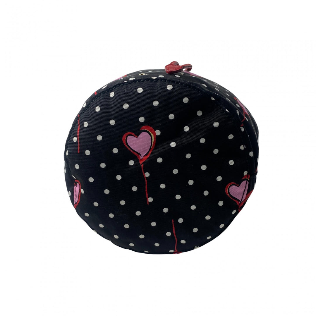 美品 ミュウミュウ MIUMIU レディース 巾着 ポーチ ハート