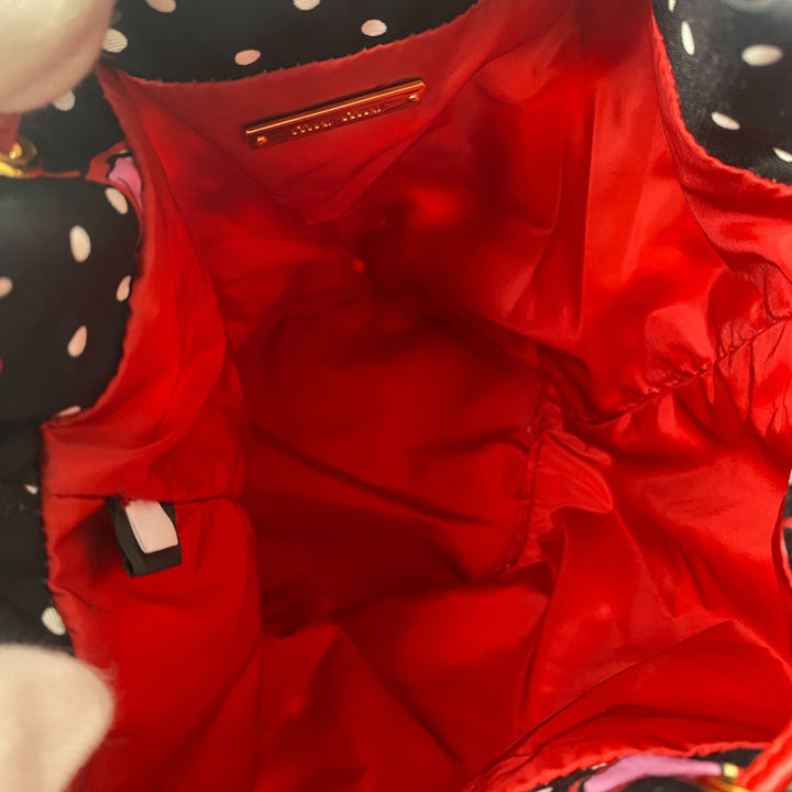 美品 ミュウミュウ MIUMIU レディース 巾着 ポーチ ハート