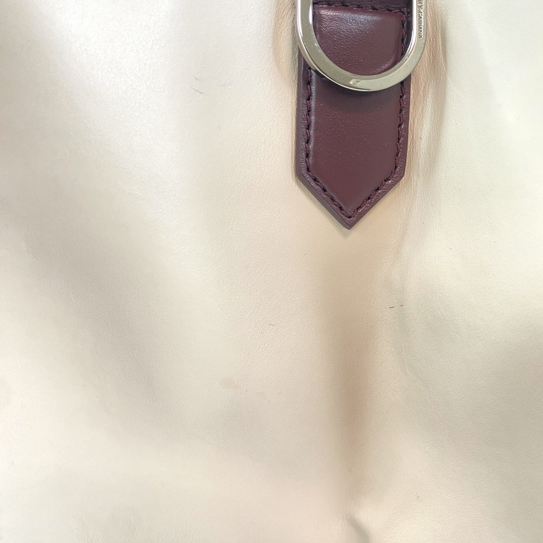 ドルチェアンドガッバーナ D&G メンズ 2way ショルダーバッグ トートバッグ　ウッド　レザー