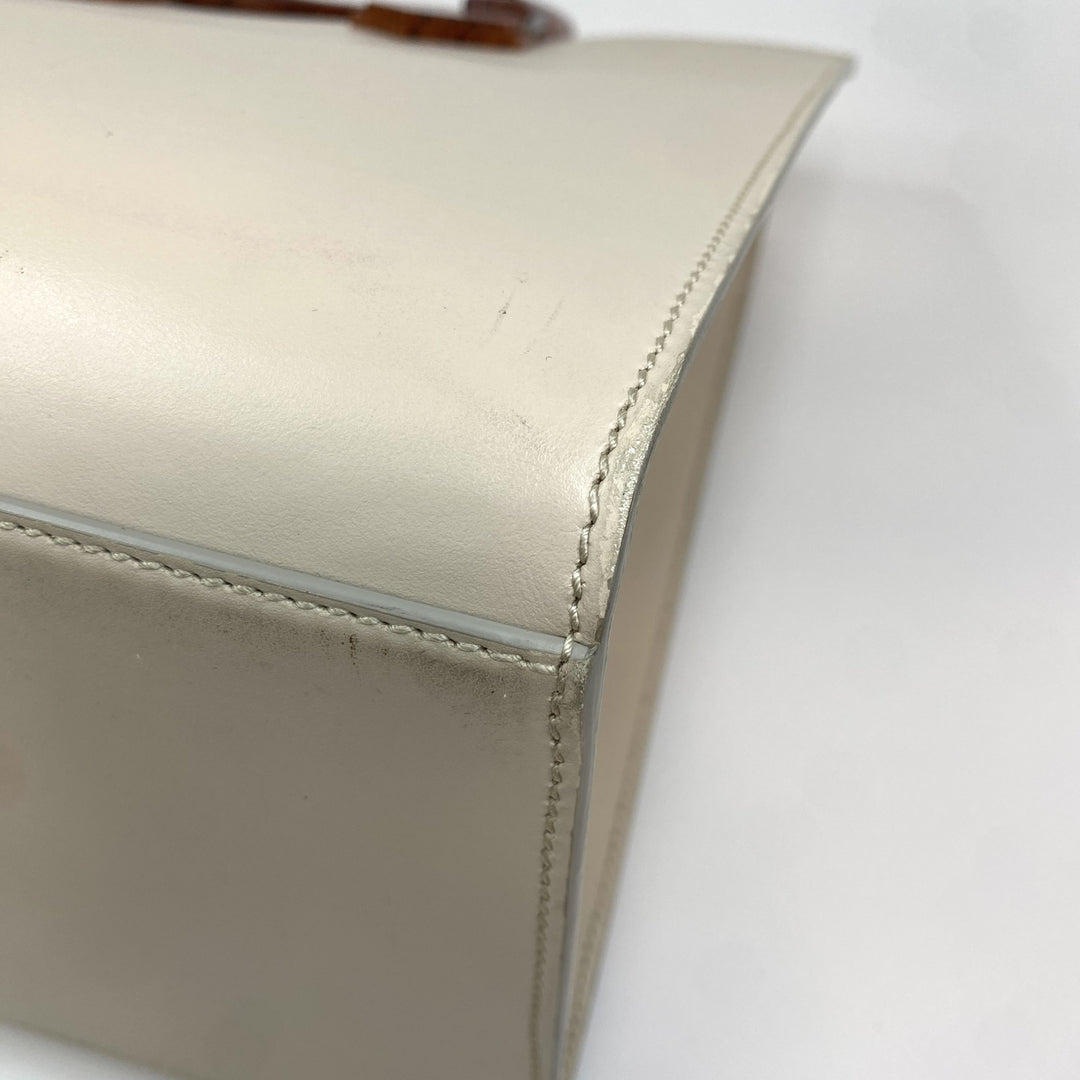 ドルチェアンドガッバーナ D&G メンズ 2way ショルダーバッグ トートバッグ　ウッド　レザー