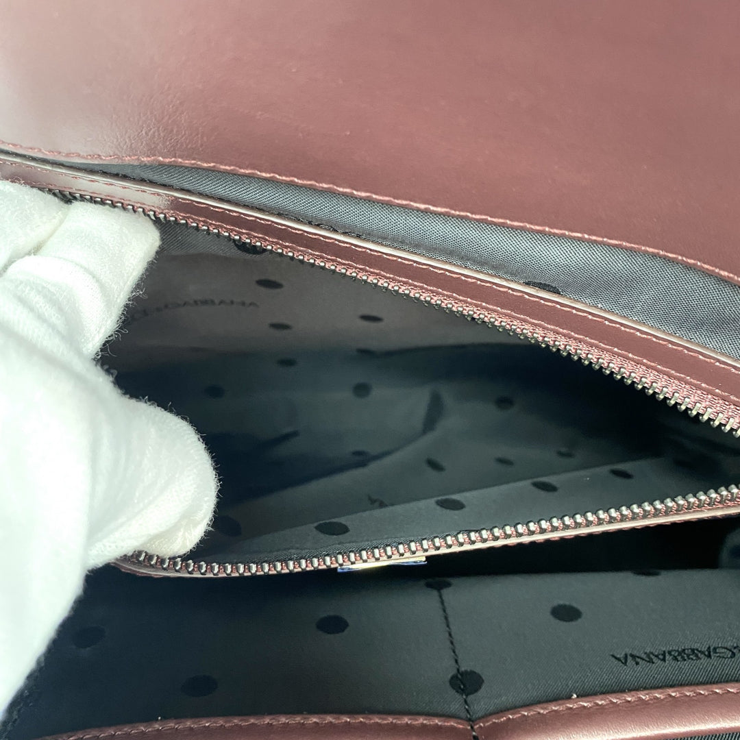 ドルチェアンドガッバーナ D&G メンズ 2way ショルダーバッグ トートバッグ　ウッド　レザー