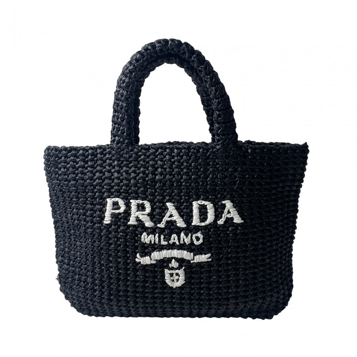 未使用 プラダ PRADA レディース クロシェハンドバッグ 1BG422
