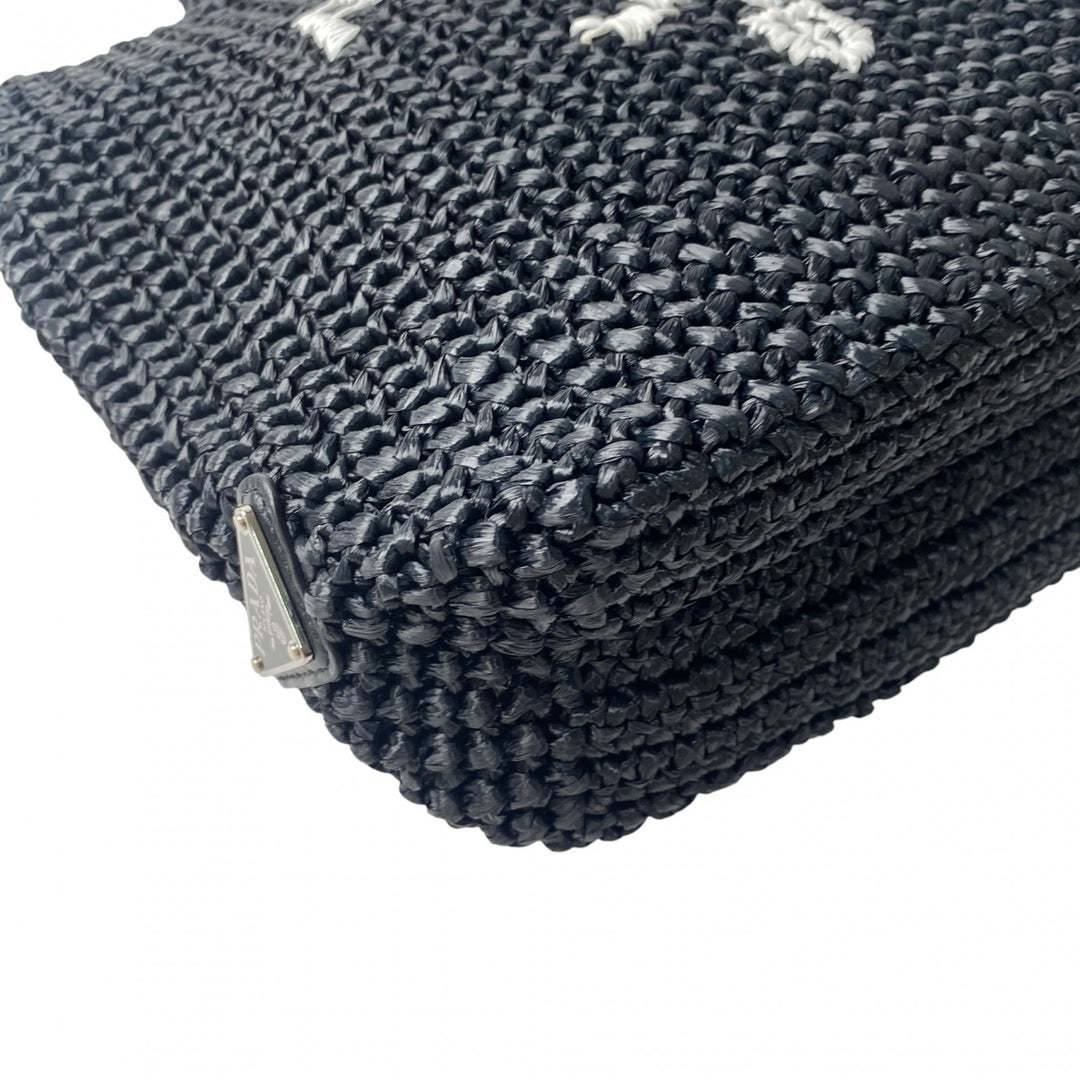 未使用 プラダ PRADA レディース クロシェハンドバッグ 1BG422