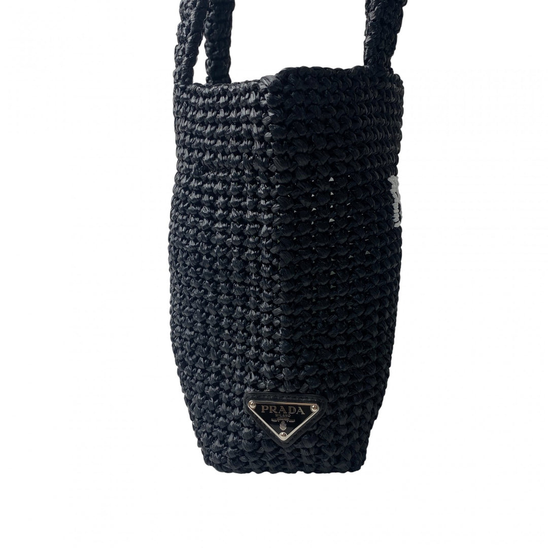 未使用 プラダ PRADA レディース クロシェハンドバッグ 1BG422