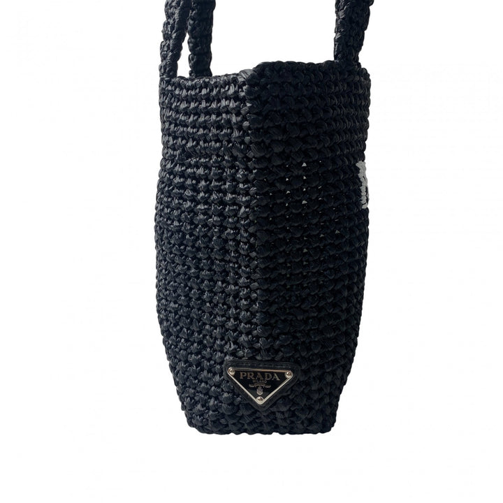 未使用 プラダ PRADA レディース クロシェハンドバッグ 1BG422