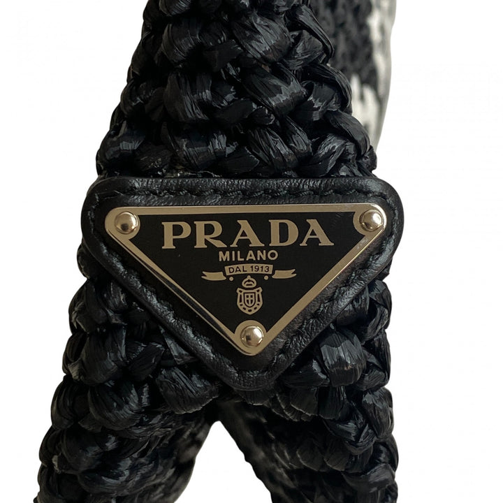 未使用 プラダ PRADA レディース クロシェハンドバッグ 1BG422