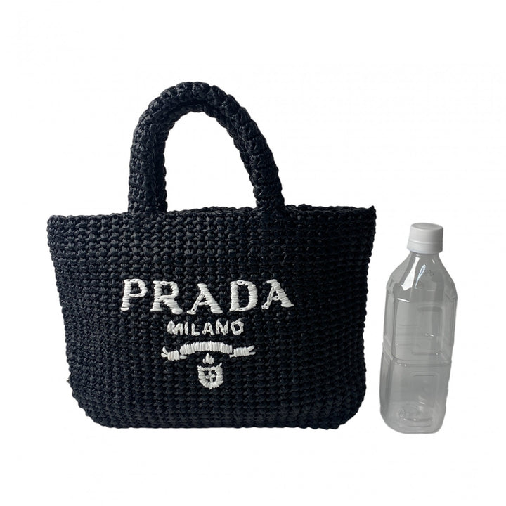 未使用 プラダ PRADA レディース クロシェハンドバッグ 1BG422
