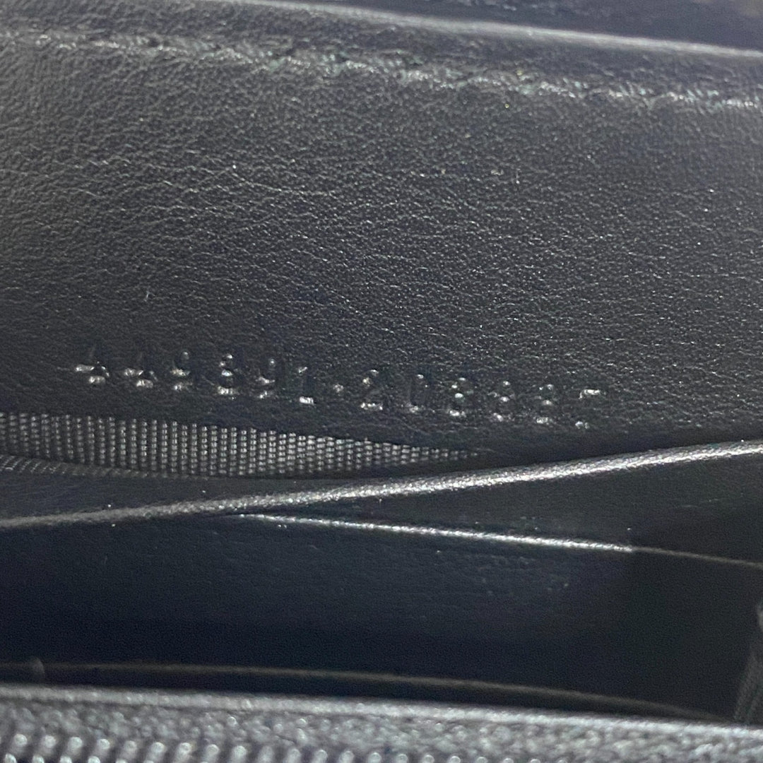 美品 グッチ GUCCI メンズ マイクログッチ ラウンドファスナー 長財布 449391