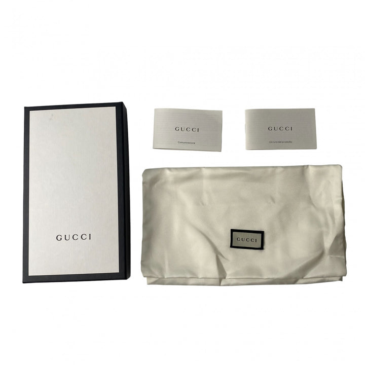 美品 グッチ GUCCI メンズ マイクログッチ ラウンドファスナー 長財布 449391