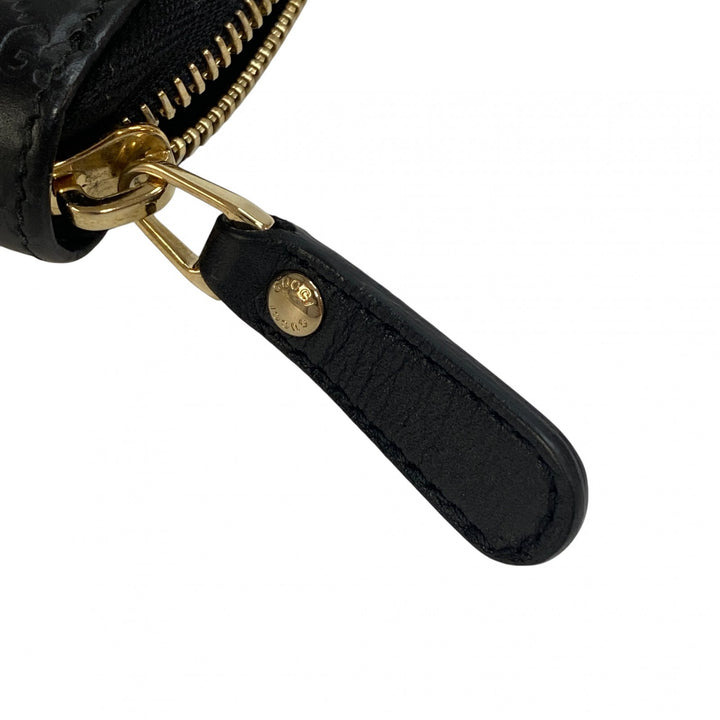美品 グッチ GUCCI メンズ マイクログッチ ラウンドファスナー 長財布 449391