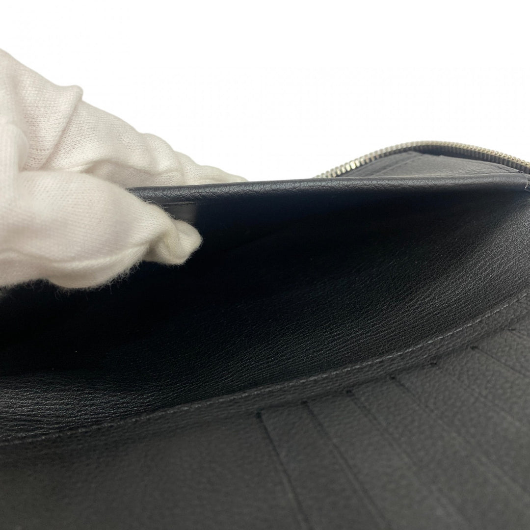 未使用 ルイヴィトン LOUIS VUITTON メンズ ジッピーウォレット ヴェルティカル ブラック M58412