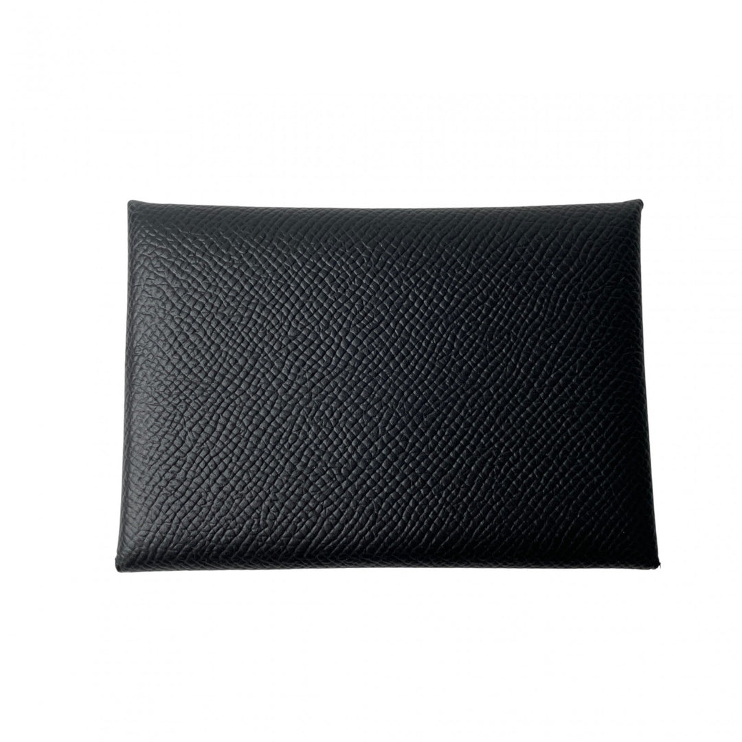 未使用 エルメス HERMES レディース ガルヴィデュオ コインケース 黒 エプソン B刻印