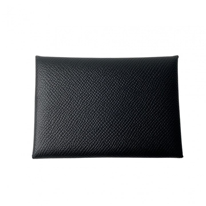 未使用 エルメス HERMES レディース ガルヴィデュオ コインケース 黒 エプソン B刻印