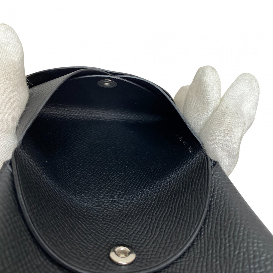 未使用 エルメス HERMES レディース ガルヴィデュオ コインケース 黒 エプソン B刻印