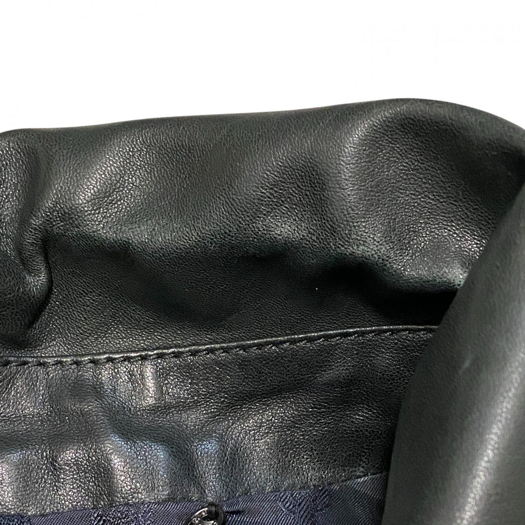 美品 セリーヌ CELINE レディース ラム レザー ライダースジャケット 40