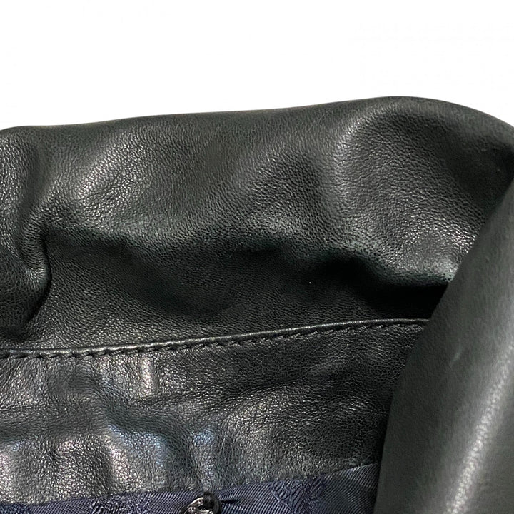 美品 セリーヌ CELINE レディース ラム レザー ライダースジャケット 40