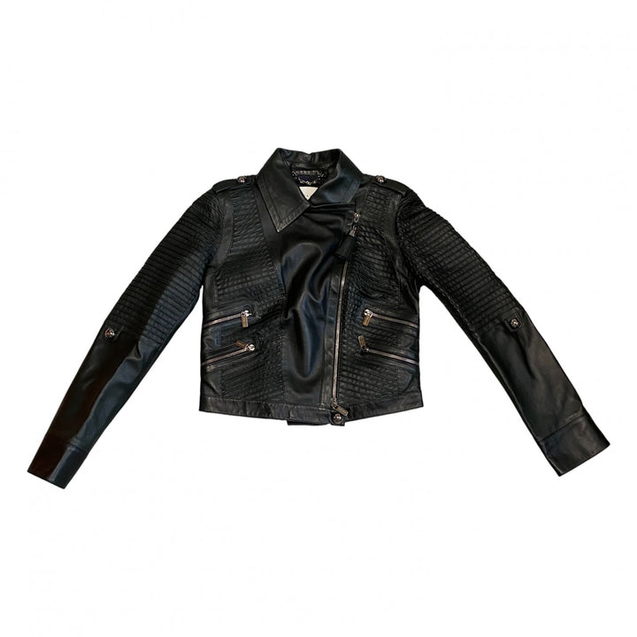 美品 セリーヌ CELINE レディース ラム レザー ライダースジャケット 40