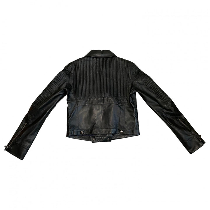 美品 セリーヌ CELINE レディース ラム レザー ライダースジャケット 40