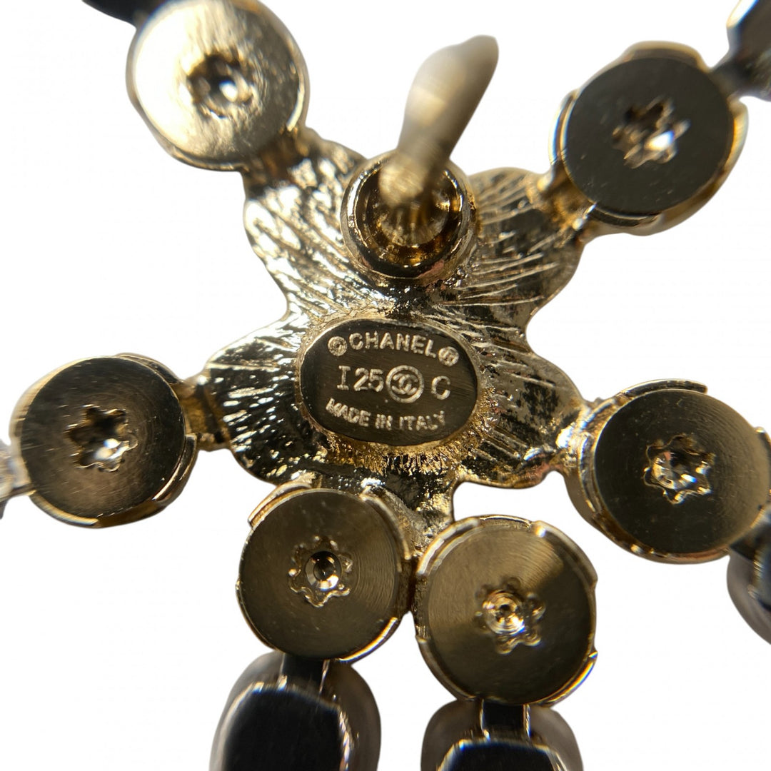 未使用 シャネル CHANEL レディース リボン ココマーク マリンモチーフ ピンブローチ ABE987 I25C