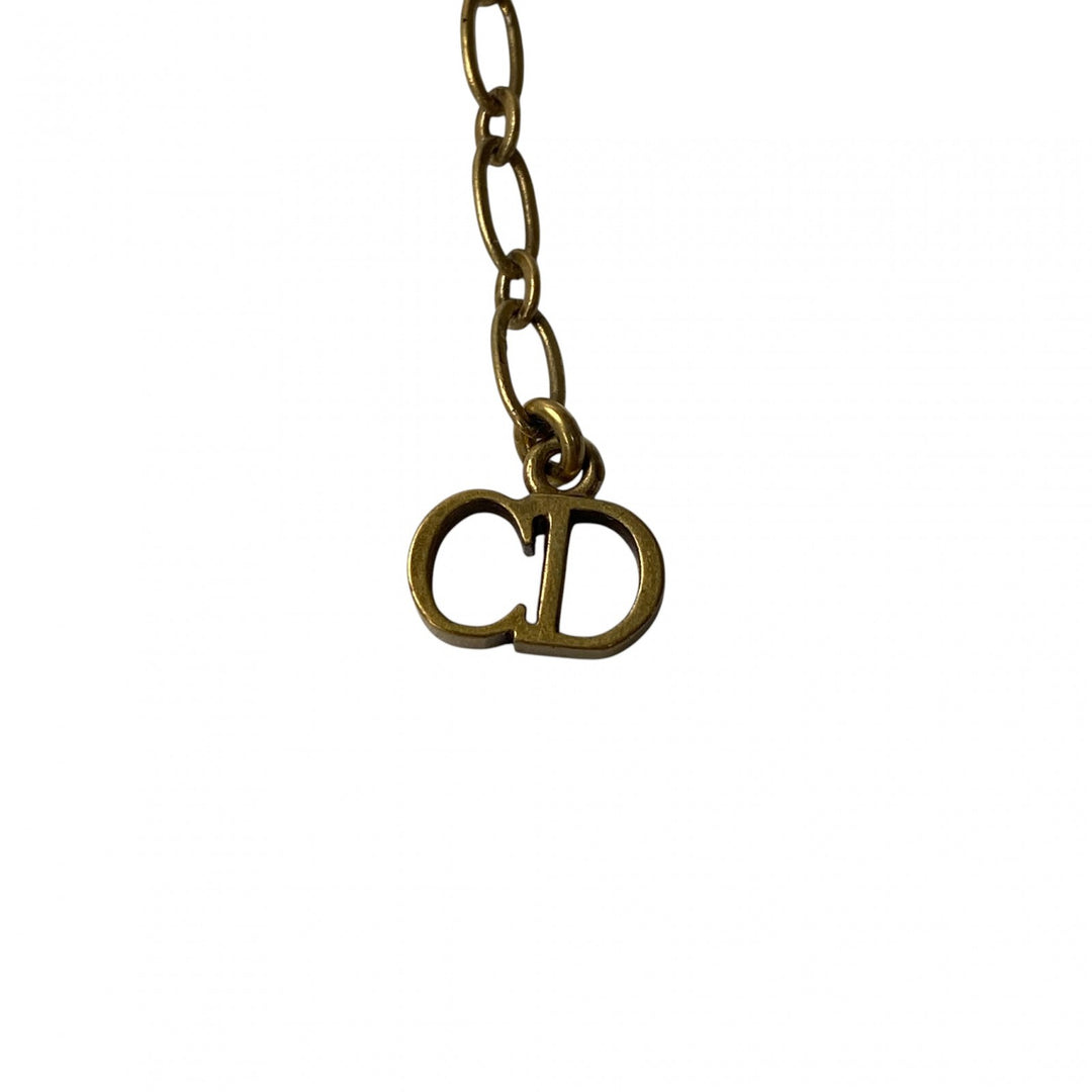 美品 ディオール J.A DIOR レディース チョーカー ゴールド ブラック