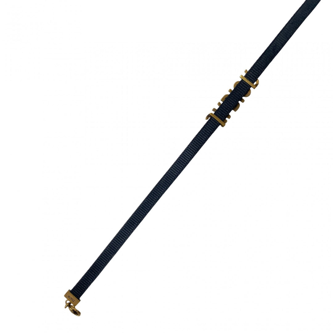 美品 ディオール J.A DIOR レディース チョーカー ゴールド ブラック