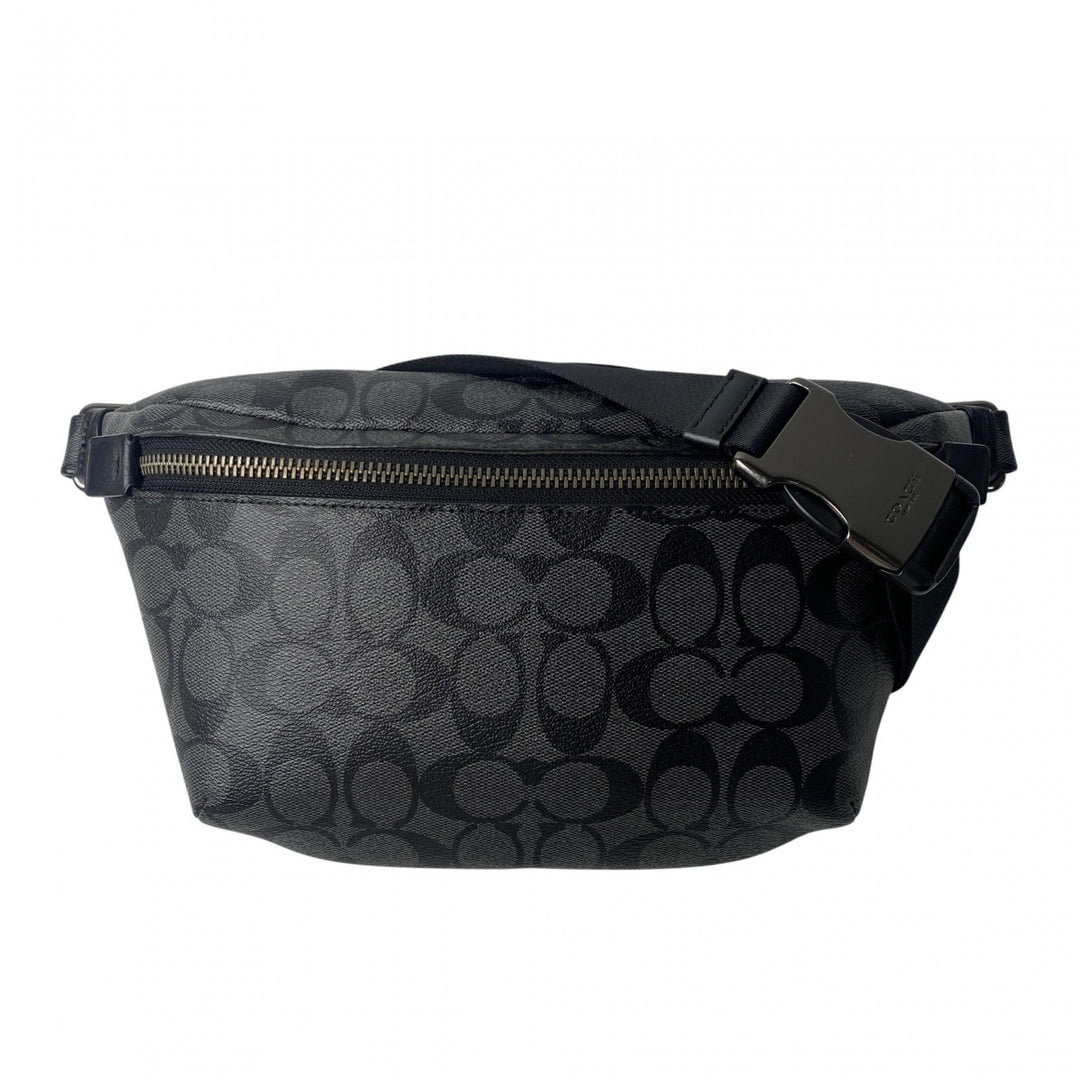コーチ coach メンズ ジグネチャー ボディバッグ ウエストポーチ PVC