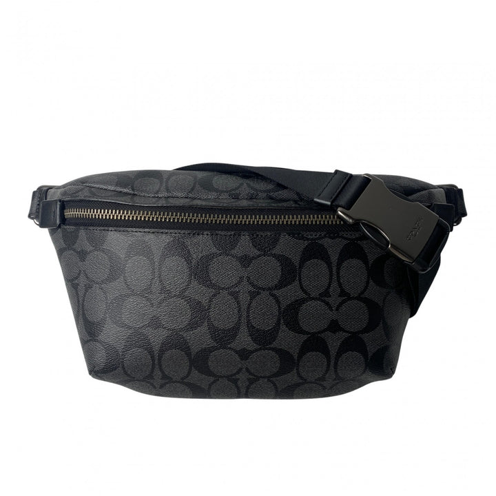 コーチ coach メンズ ジグネチャー ボディバッグ ウエストポーチ PVC