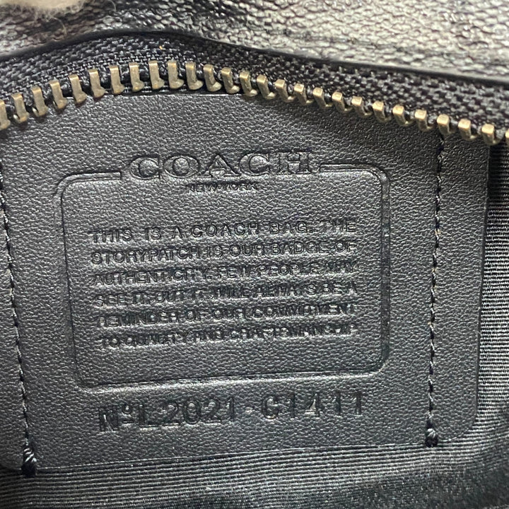 コーチ coach メンズ ジグネチャー ボディバッグ ウエストポーチ PVC