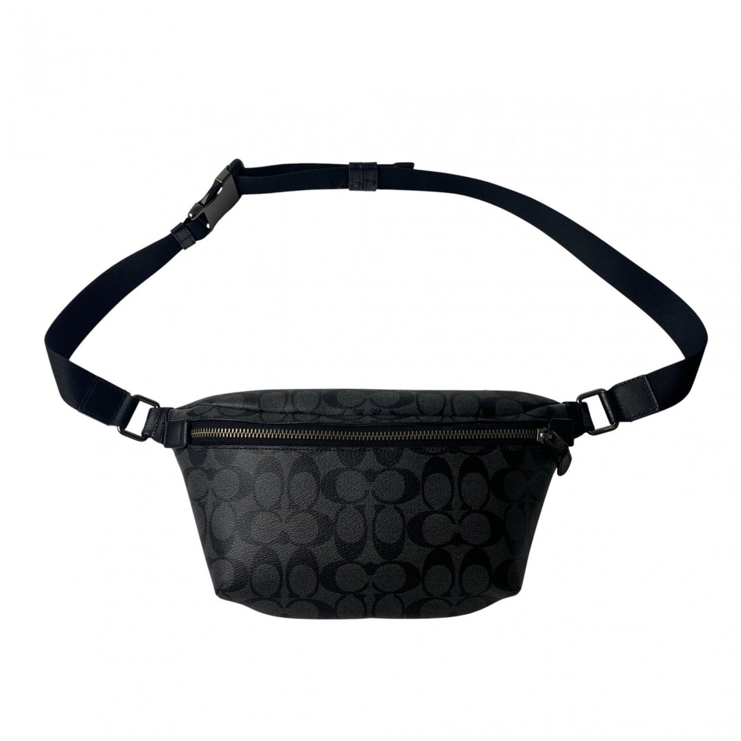 コーチ coach メンズ ジグネチャー ボディバッグ ウエストポーチ PVC
