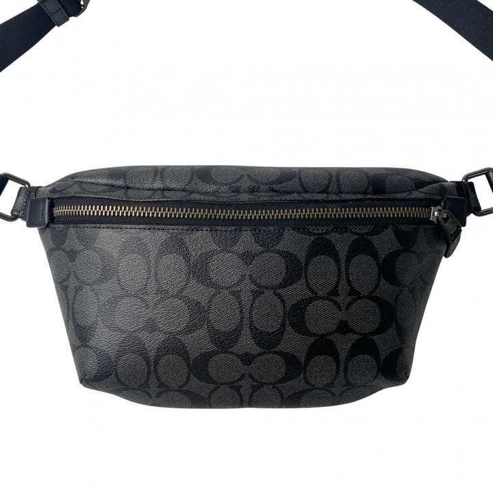 コーチ coach メンズ ジグネチャー ボディバッグ ウエストポーチ PVC