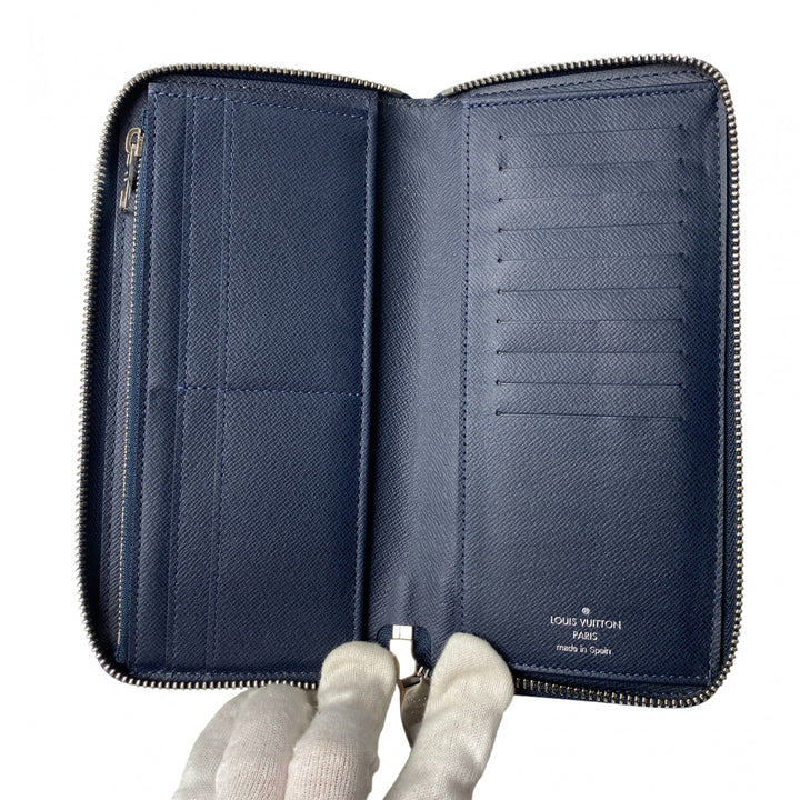 美品 ルイヴィトン LOUIS VUITTON メンズ タイガ ジッピーウォレット ヴェルティカル 長財布 M32837 CA4178