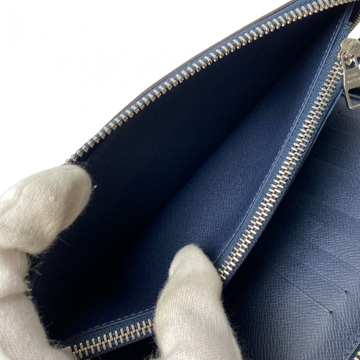 美品 ルイヴィトン LOUIS VUITTON メンズ タイガ ジッピーウォレット ヴェルティカル 長財布 M32837 CA4178