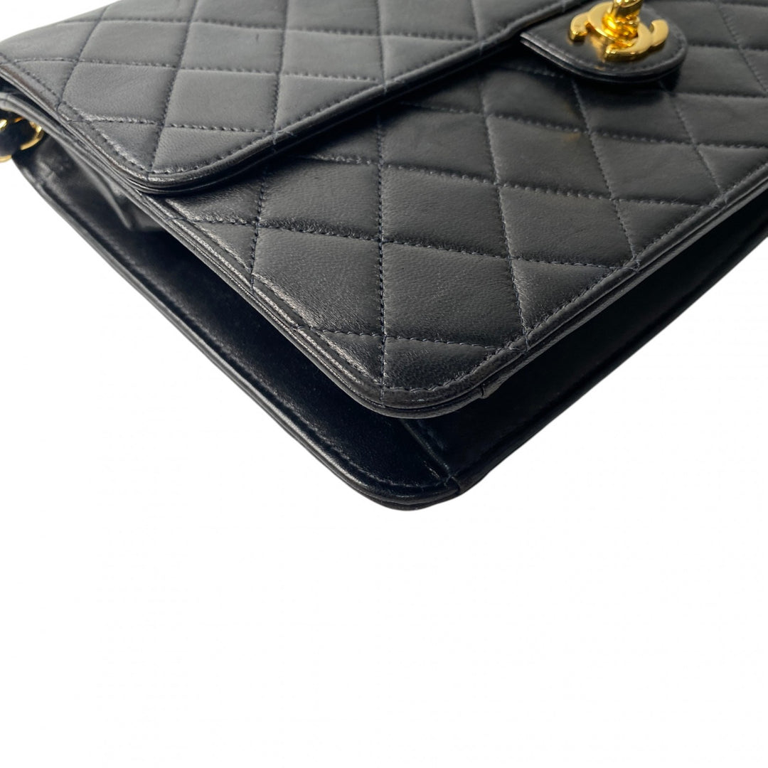 美品 シャネル CHANEL レディース マトラッセ ターンロック チェーンショルダーバッグ 7番台 斜めがけ クロスボディ