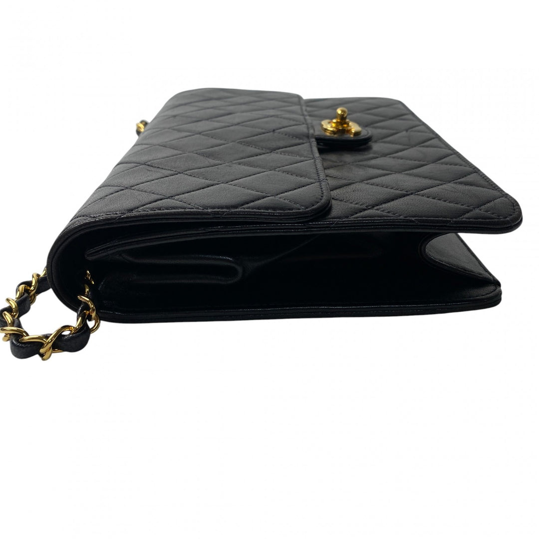 美品 シャネル CHANEL レディース マトラッセ ターンロック チェーンショルダーバッグ 7番台 斜めがけ クロスボディ