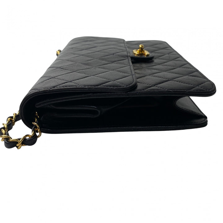 美品 シャネル CHANEL レディース マトラッセ ターンロック チェーンショルダーバッグ 7番台 斜めがけ クロスボディ