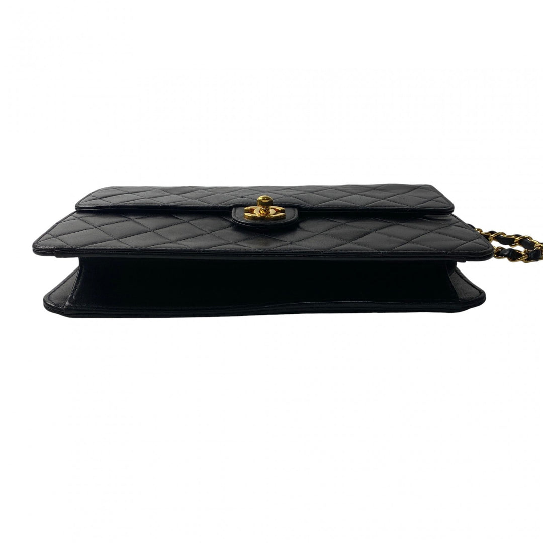 美品 シャネル CHANEL レディース マトラッセ ターンロック チェーンショルダーバッグ 7番台 斜めがけ クロスボディ