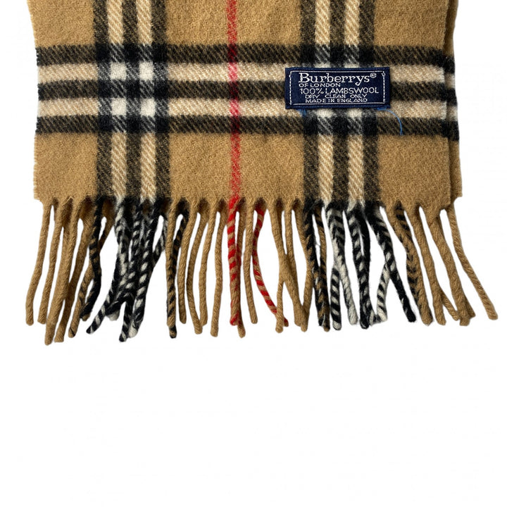美品 バーバリー Burberry レディース ノバチェック柄 マフラー