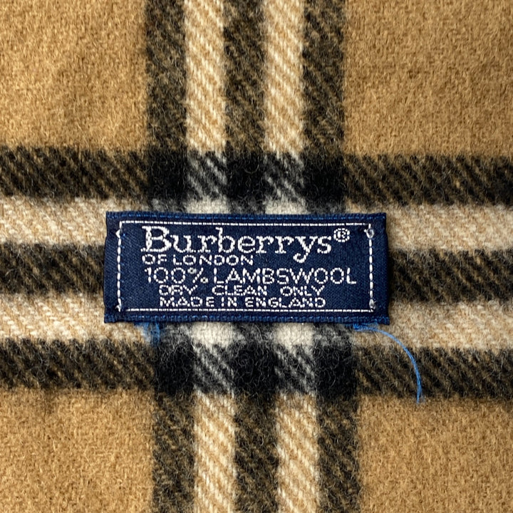 美品 バーバリー Burberry レディース ノバチェック柄 マフラー