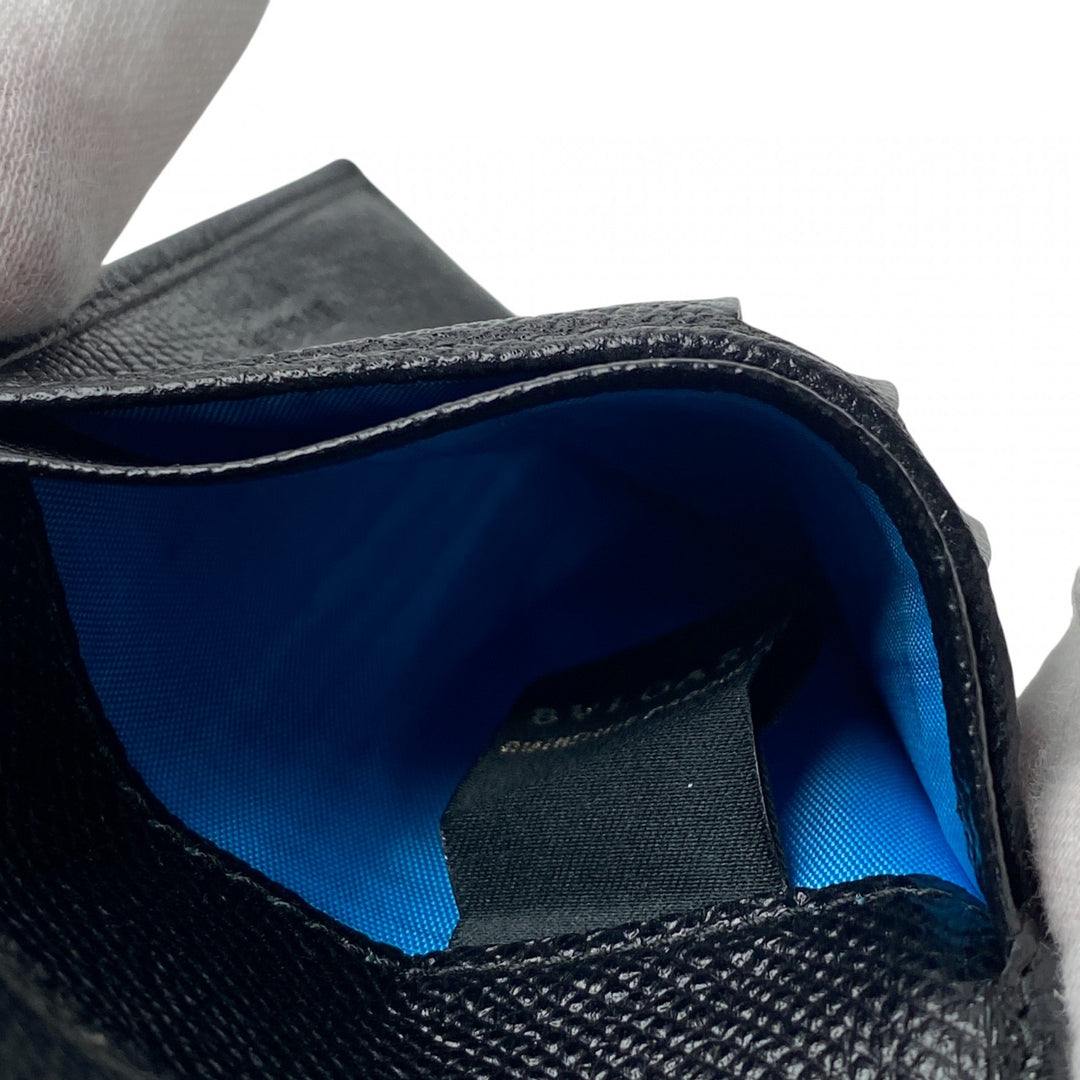 美品 ブルガリ BVLGARI メンズ 二つ折り財布 札入れ カード入れ