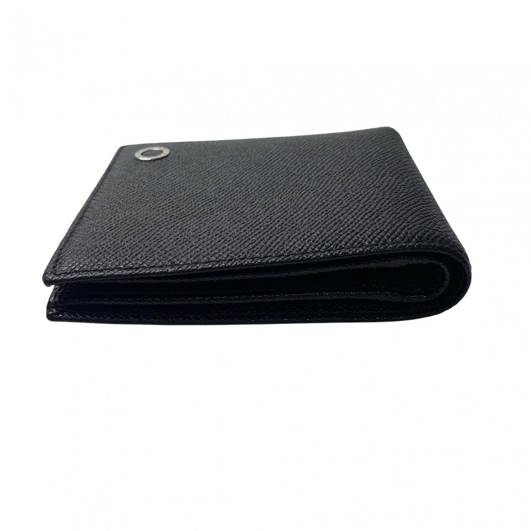 美品 ブルガリ BVLGARI メンズ 二つ折り財布 札入れ カード入れ