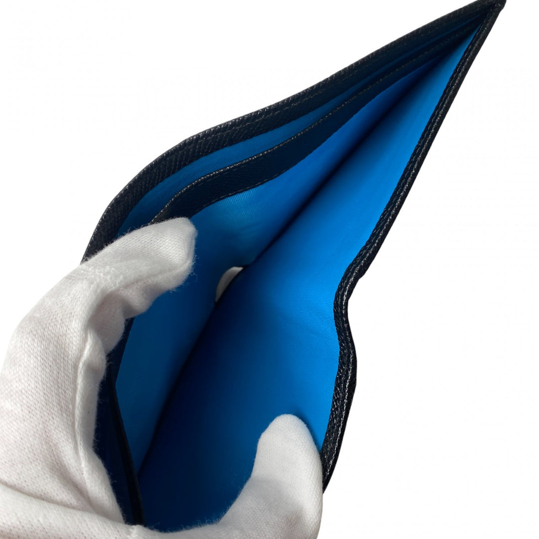 美品 ブルガリ BVLGARI メンズ 二つ折り財布 札入れ カード入れ