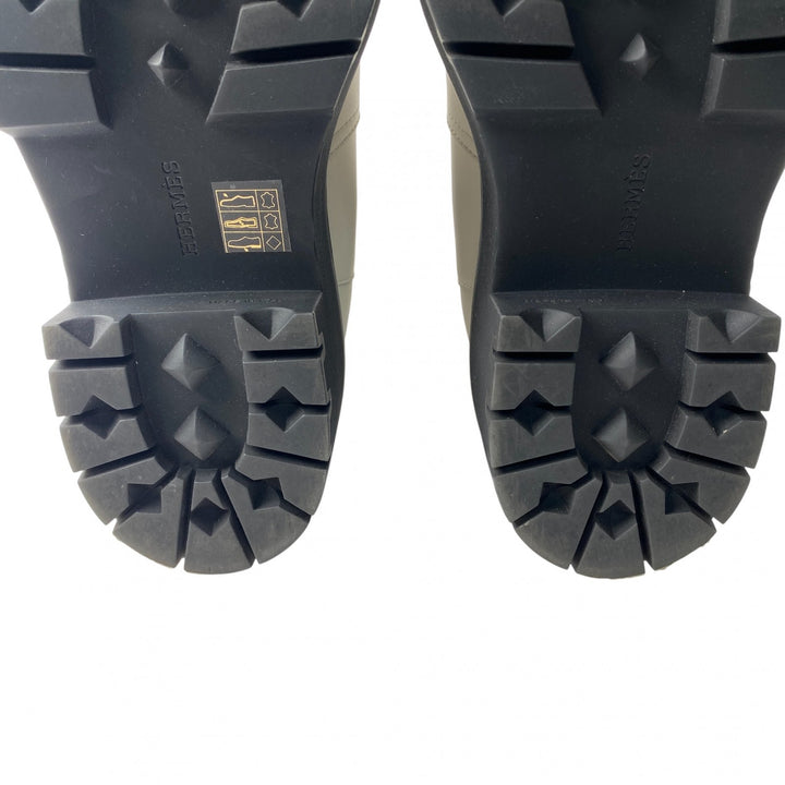 美品 エルメス HERMES レディース ハロウ サイドゴアブーツ