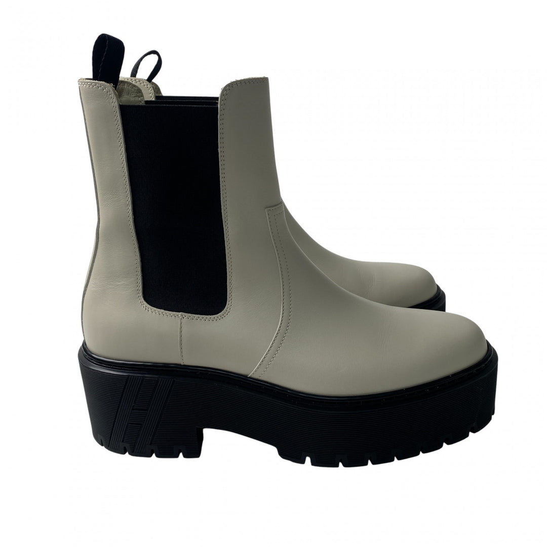 美品 エルメス HERMES レディース ハロウ サイドゴアブーツ