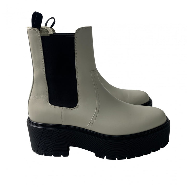 美品 エルメス HERMES レディース ハロウ サイドゴアブーツ