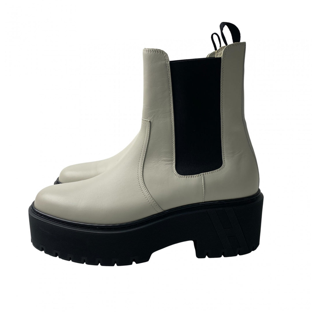 美品 エルメス HERMES レディース ハロウ サイドゴアブーツ