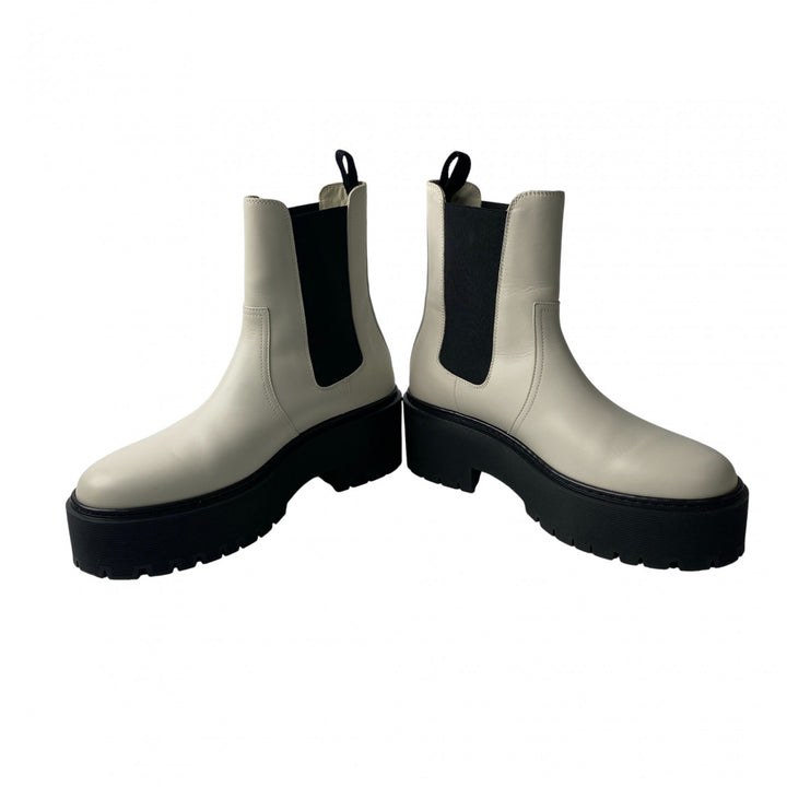 美品 エルメス HERMES レディース ハロウ サイドゴアブーツ