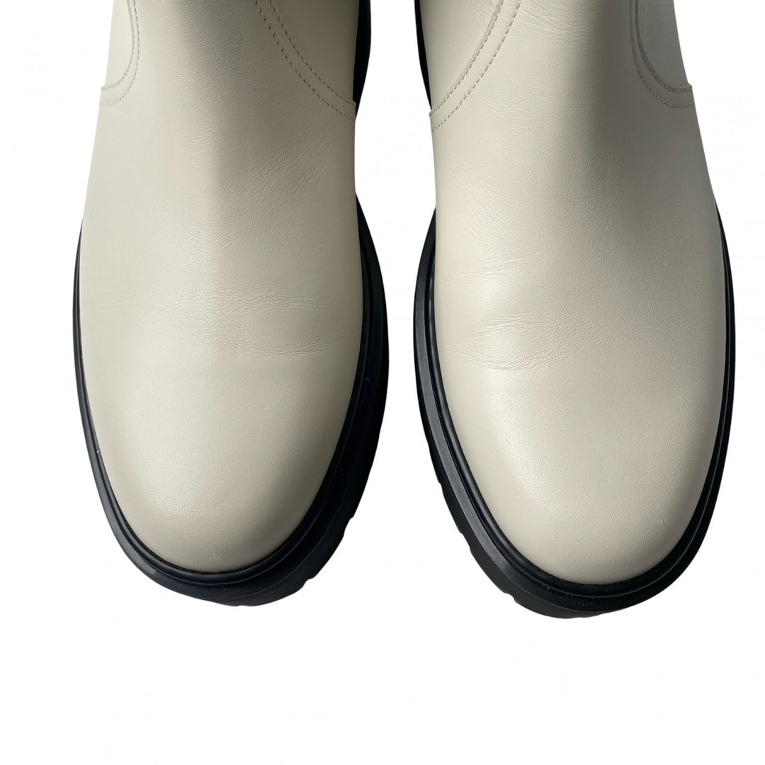 美品 エルメス HERMES レディース ハロウ サイドゴアブーツ