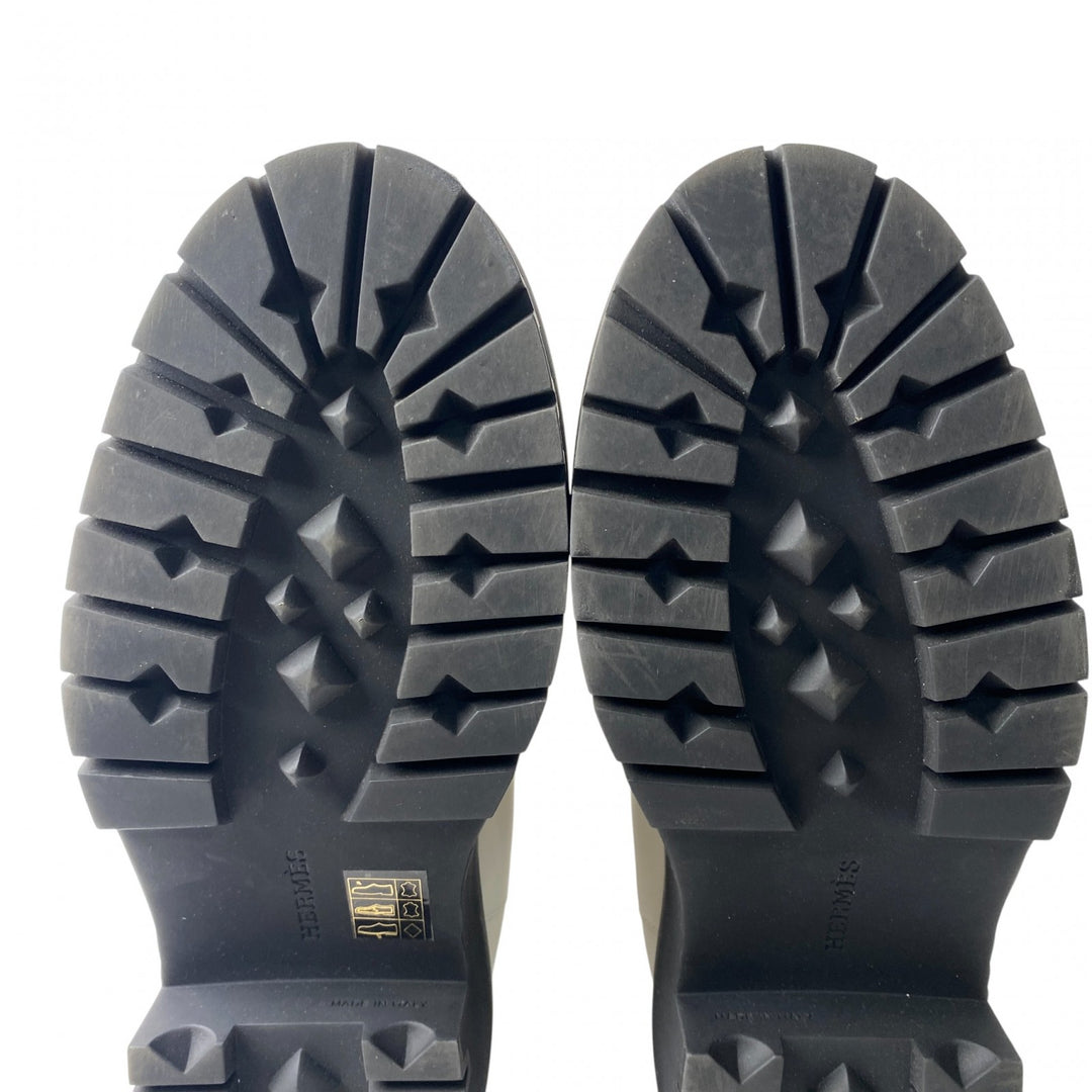 美品 エルメス HERMES レディース ハロウ サイドゴアブーツ